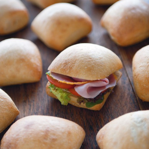 Ciabatta Sandwich Rolls (48x130g) - Thaw+Serve