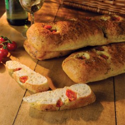 Focaccia Bread With Cherry Tomatoes
