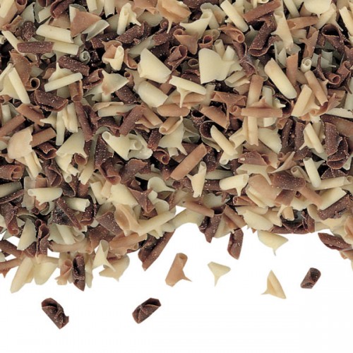 Chocolate Curls Marbled 1kg