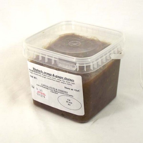 Rhubarb Orange & Ginger Chutney 1kg