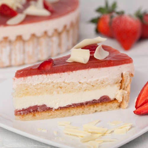 Strawberry & Prosecco Charlotte