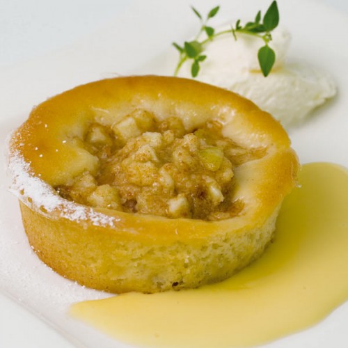 Stuffed Baked Apple Pudding - Individual