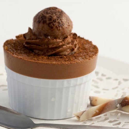 Individual Chocolate & Caramel Souffle x 12