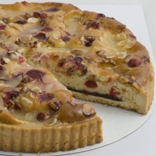 Nutty Pear & Cranberry Frangipan