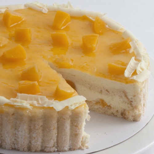 Peach & Devon Clotted Cream Gateaux