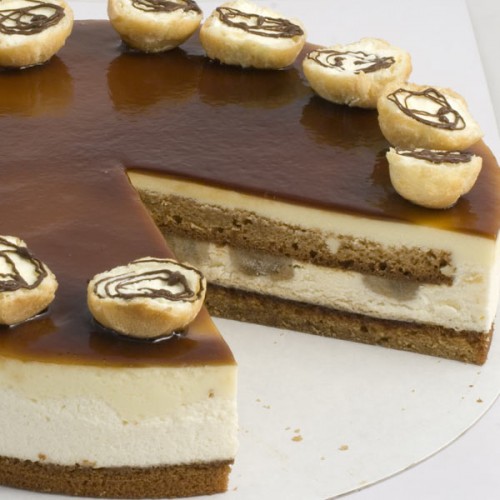 White Chocolate Banana & Toffee Torte