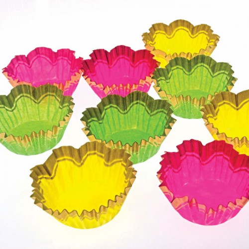 Paper Petit Fours Cases - Assorted Glassine