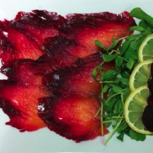 Gravalax Russian Beetroot - D Sliced