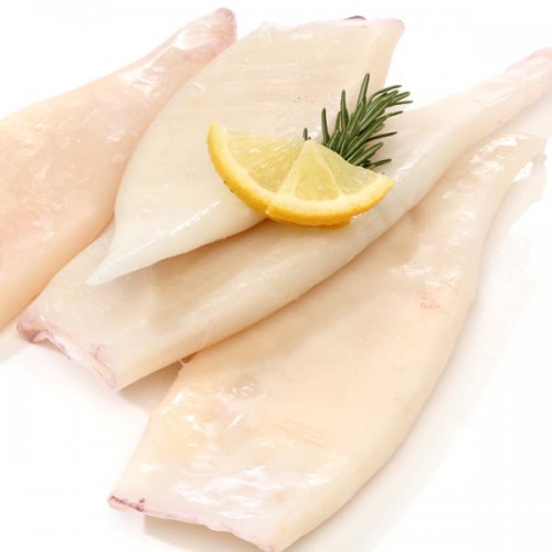 Squid Tubes Blanched