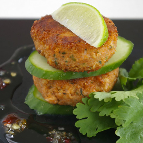 Crab Cakes Thai Style + Chilli & Garlic (48 x 28g)
