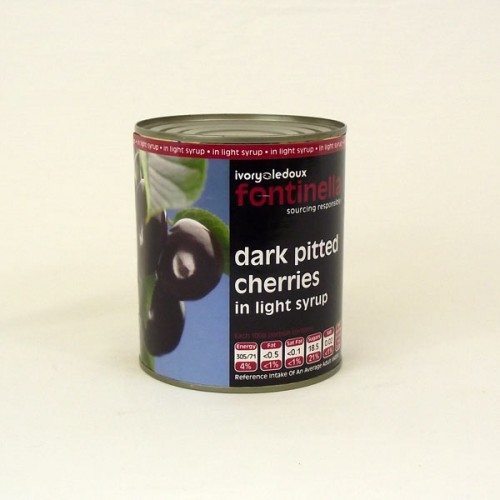 Cherries - Black Pitted - 850g