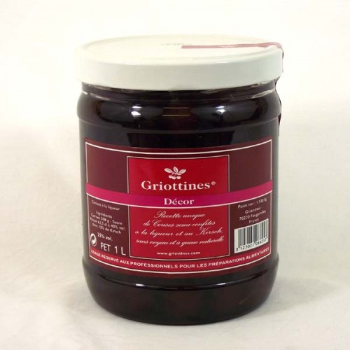 Cherries In Alcohol - With Stem Decor 1ltr