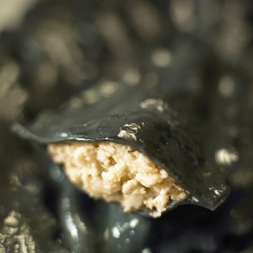 Tortellone With Crab (Squid Ink)
