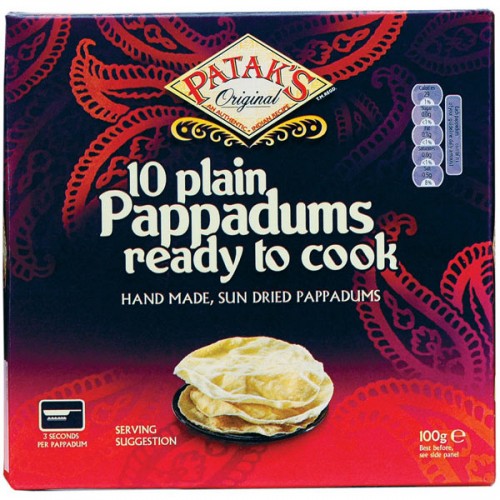 Pappadums Plain - 100g
