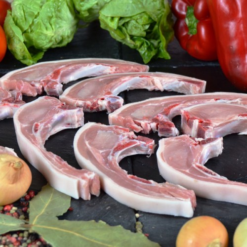 Suckling Pig Loin Chops - 55-60 - 3kg Box