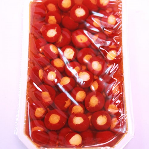 Red Peppers - (Hot) Stuffed With Feta - 2.3kg