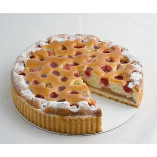 Rhubarb & Raspberry Frangipan